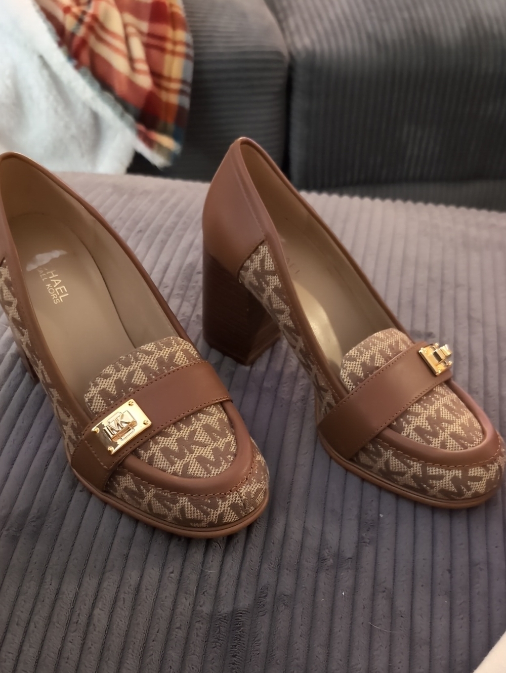 MICHAEL Michael Kors Padma Jacquard Loafer Pumps